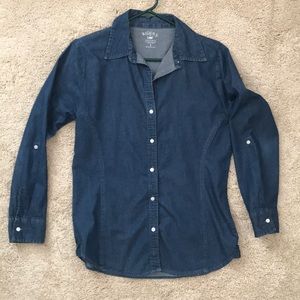 Women’s Riders By Lee Jean Button Down Shi…